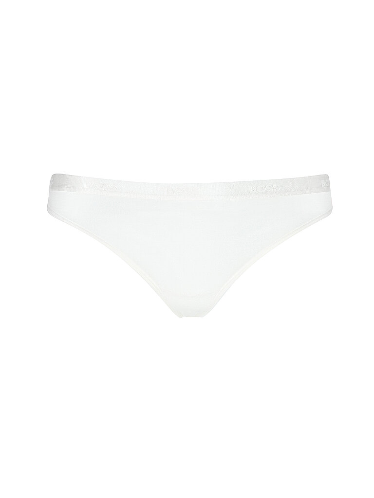 BOSS String open white creme