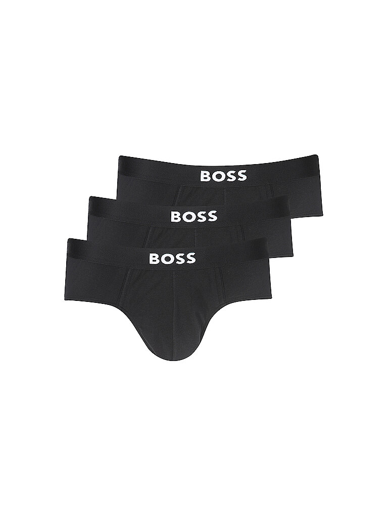 Slip 3er Pkg. ONE black schwarz S herren