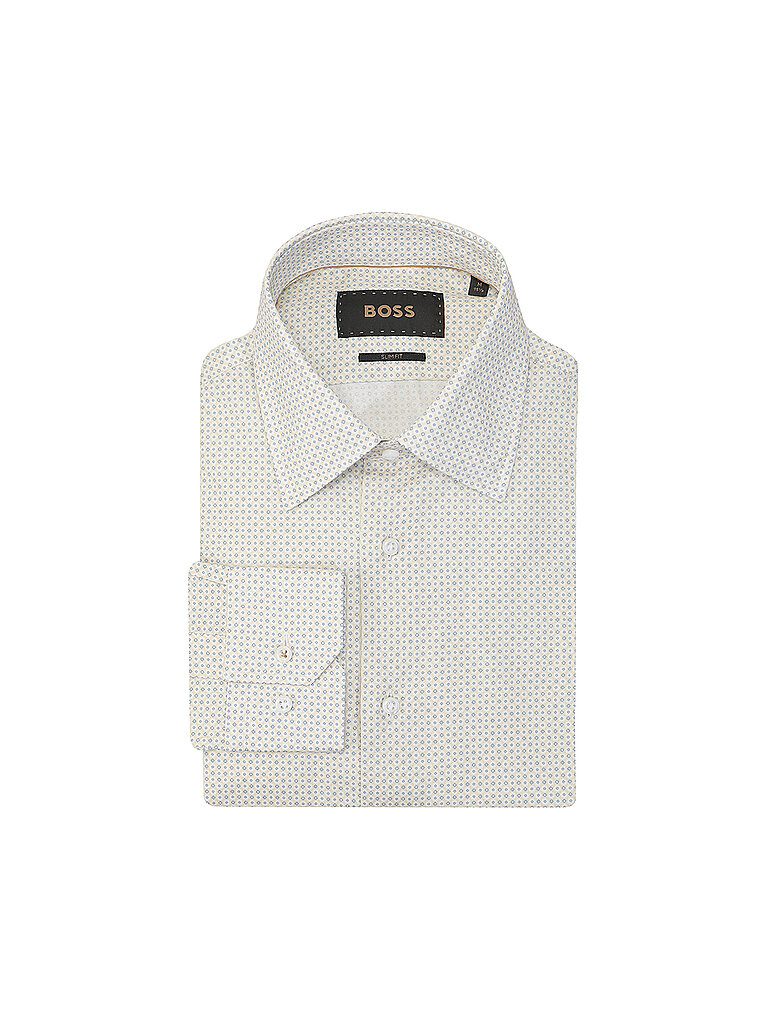 BOSS Hemd Slim Fit gelb