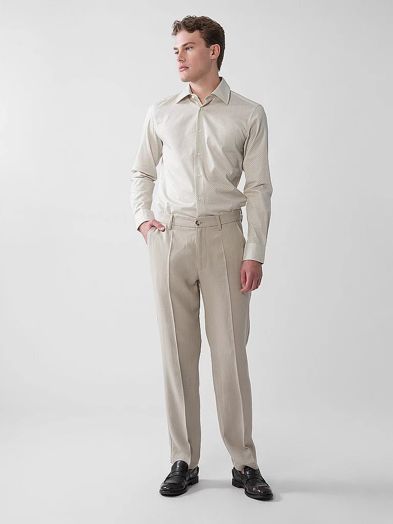 Boss Slim Fit Shirt Open Yellow 41 2