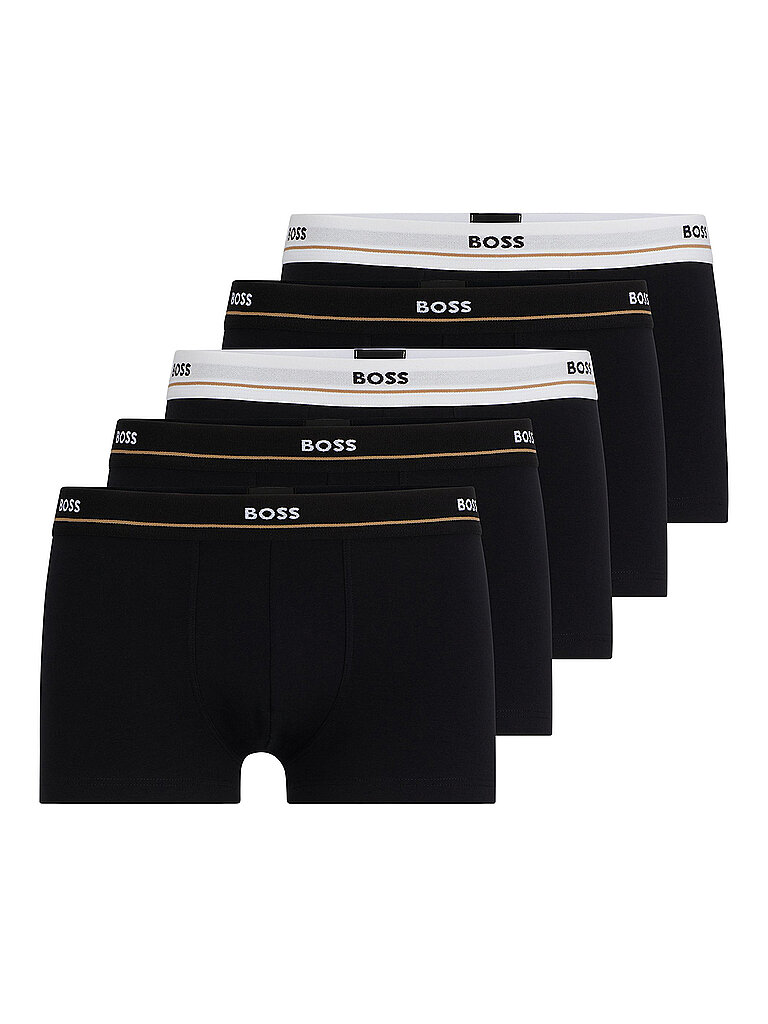 Pans 5er Pkg. black schwarz L herren