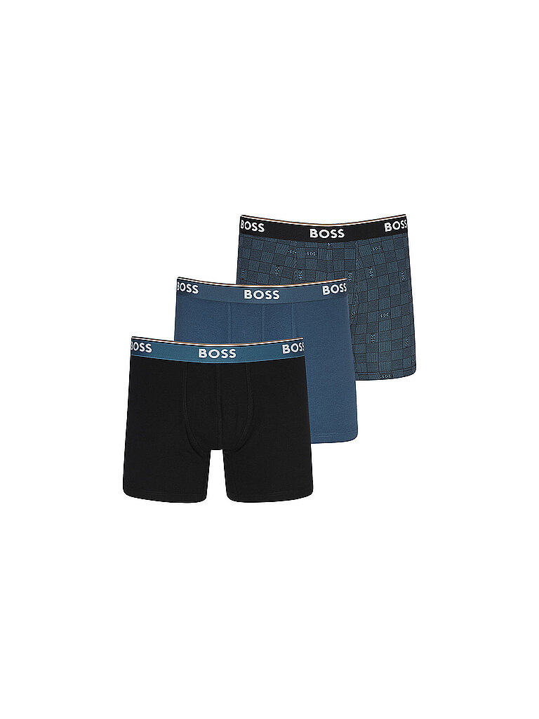 Pants 3er Pkg. open miscellane blau M herren