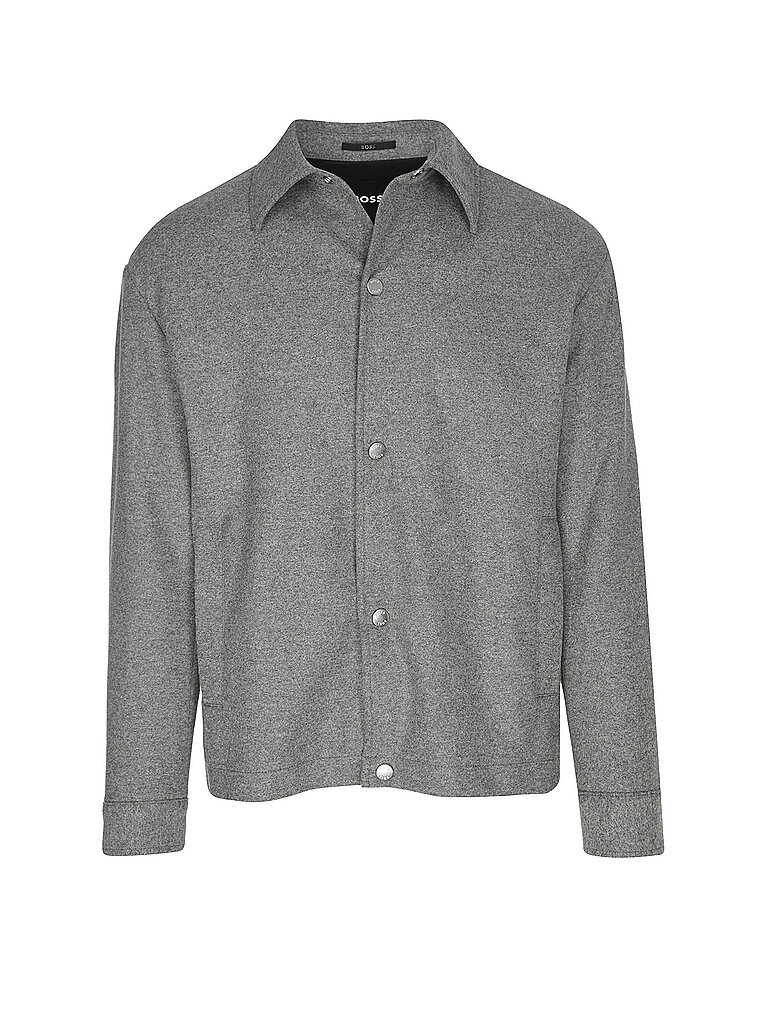 BOSS Overshirt PCRAIG-J grau | 54