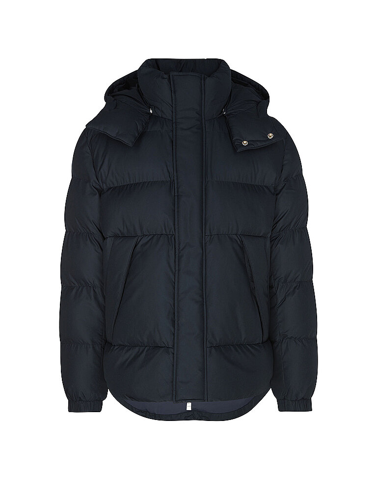 Boss Puffer Jacket Dark Blue