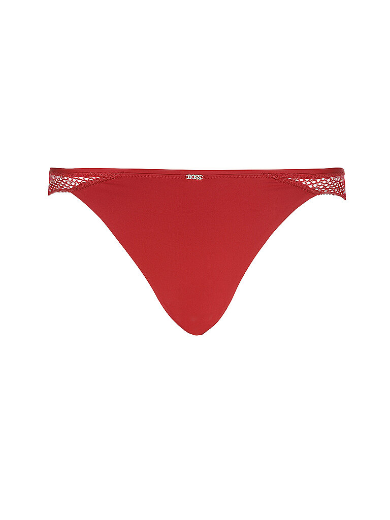BOSS Slip PEONY LACE dark red dunkelrot | M
