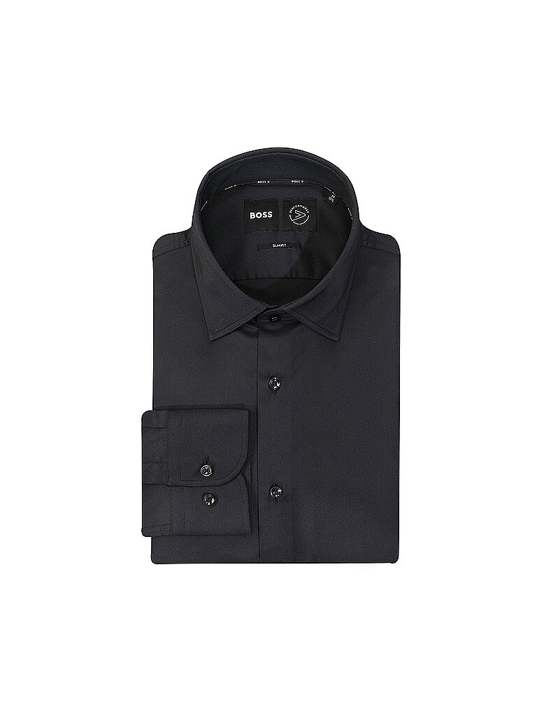 Hemd Slim Fit HANK schwarz 39 herren