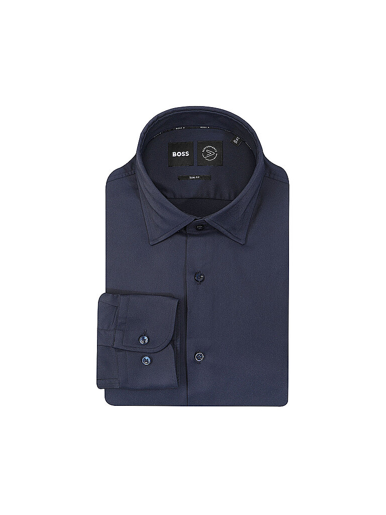 Hemd Slim Fit HANK dunkelblau 43 herren