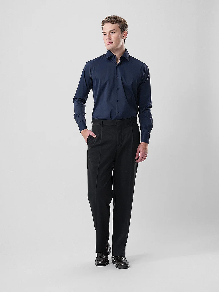 Boss P Hank Kent C1 222 Chemise à Manches Longues Dark Blue 41 2