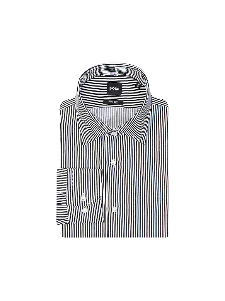 BOSS Hemd Regular Fit JOE schwarz | 38