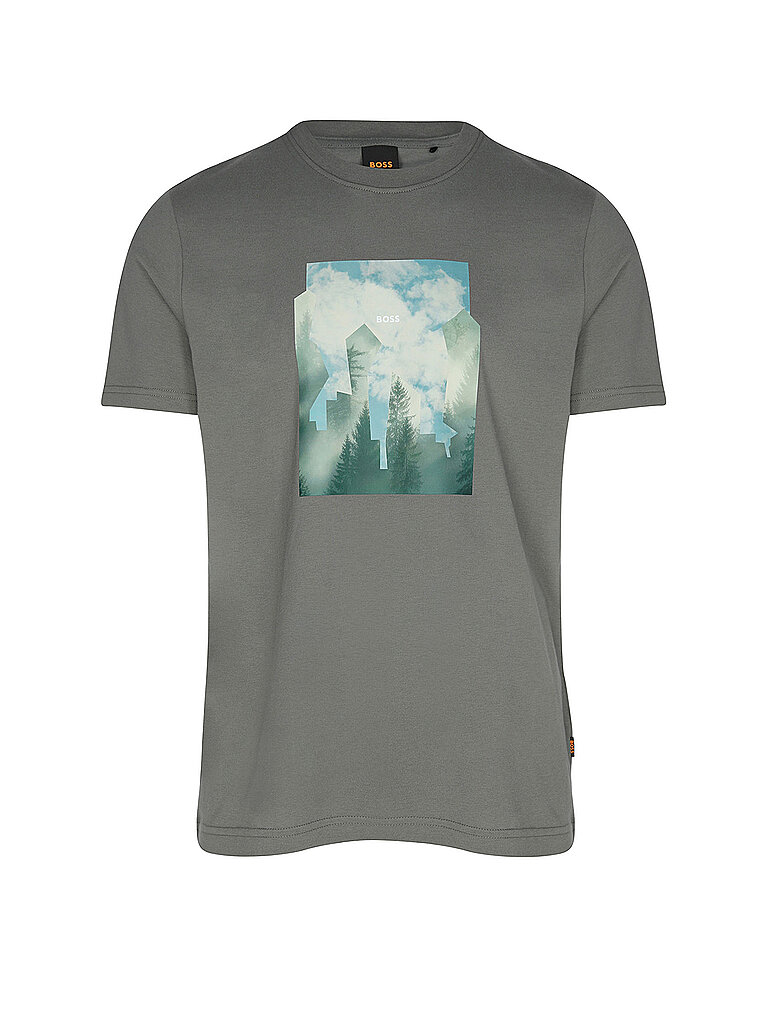 BOSS T-Shirt TE_COVER olive