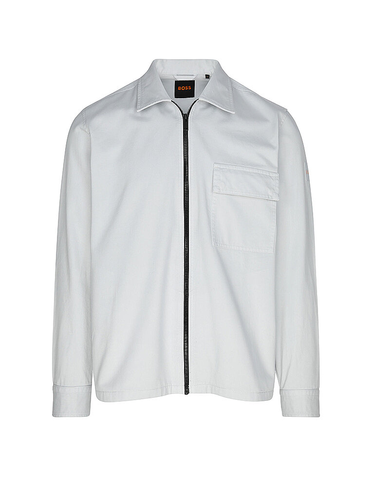 BOSS Overshirt LORUM_M hellgrau