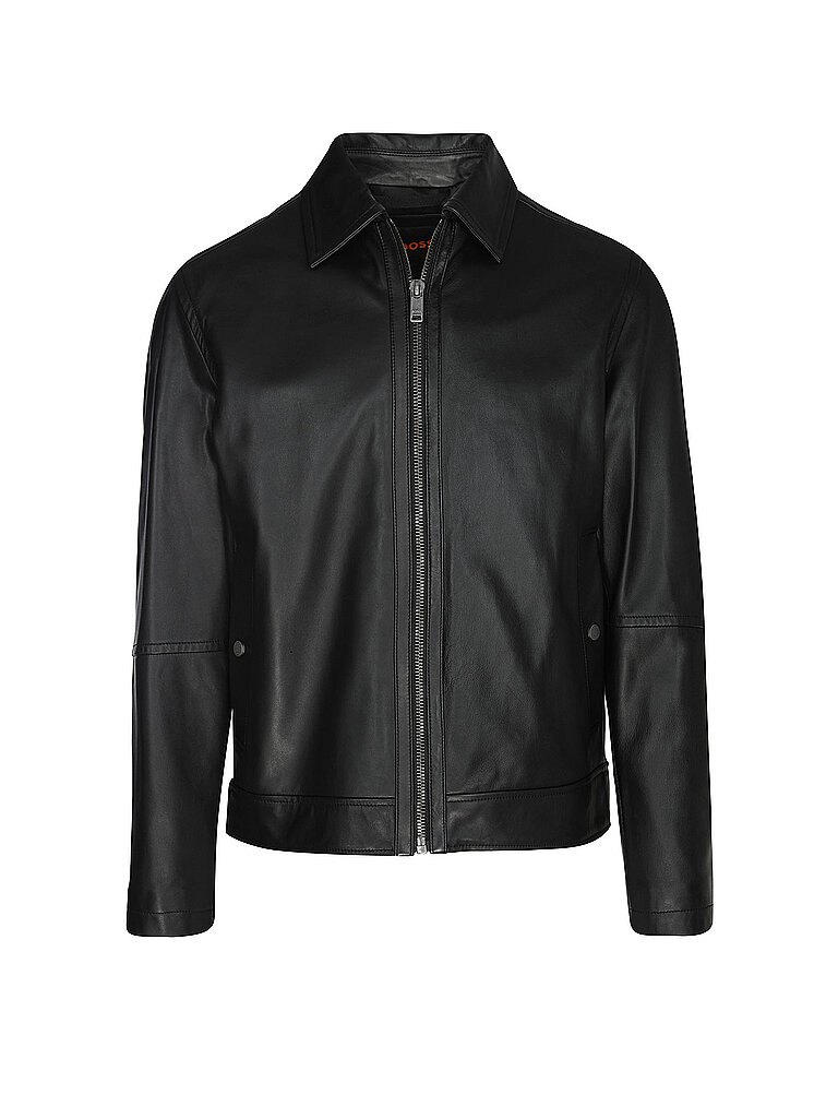 BOSS Lederjacke JOGEAR schwarz | 48