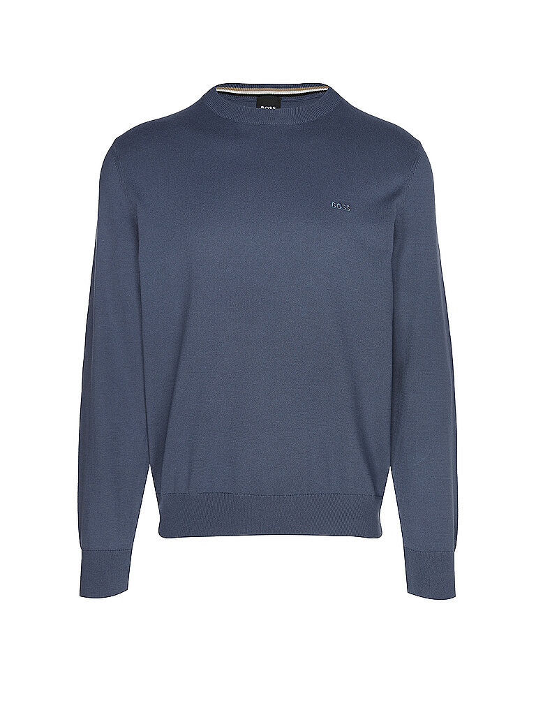 BOSS Pullover UPACAS-L blau