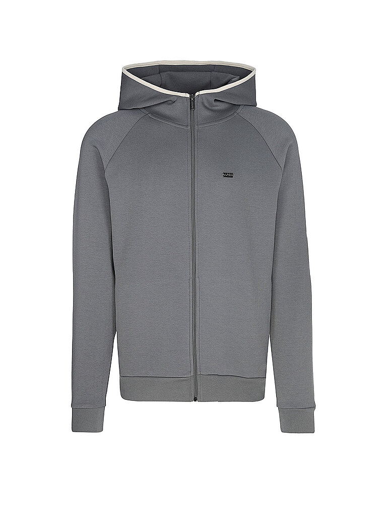 BOSS Loungewear Sweatjacke SENSE grau