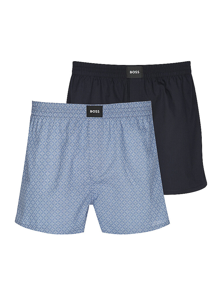 BOSS Boxershorts 2er Pkg. light/pastel purple blau | S