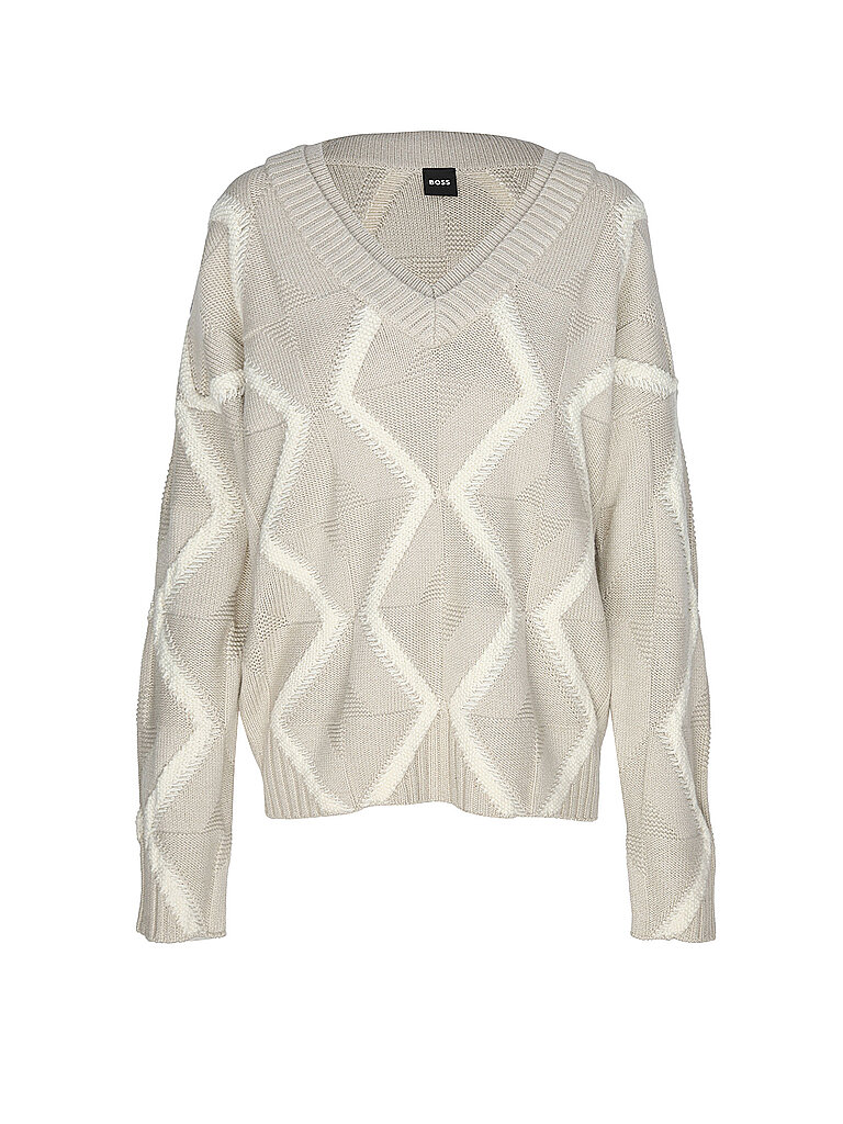 BOSS Pullover FLARIN beige