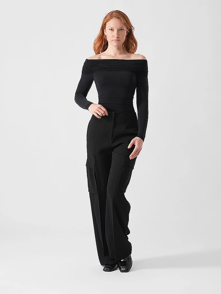 Boss TIANAMIA1 Women's Tailored Trousers Black 42 2