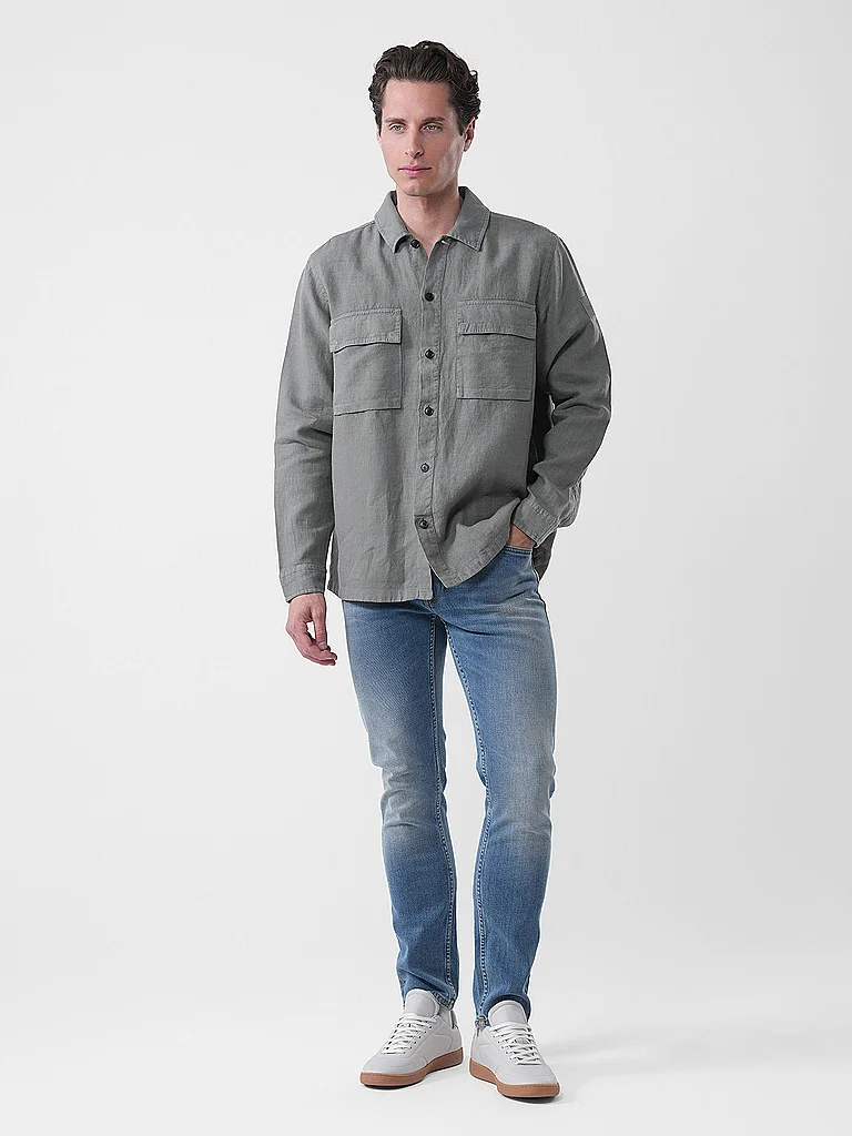 Boss Locky 3 Overshirt Vert Clair XL 2