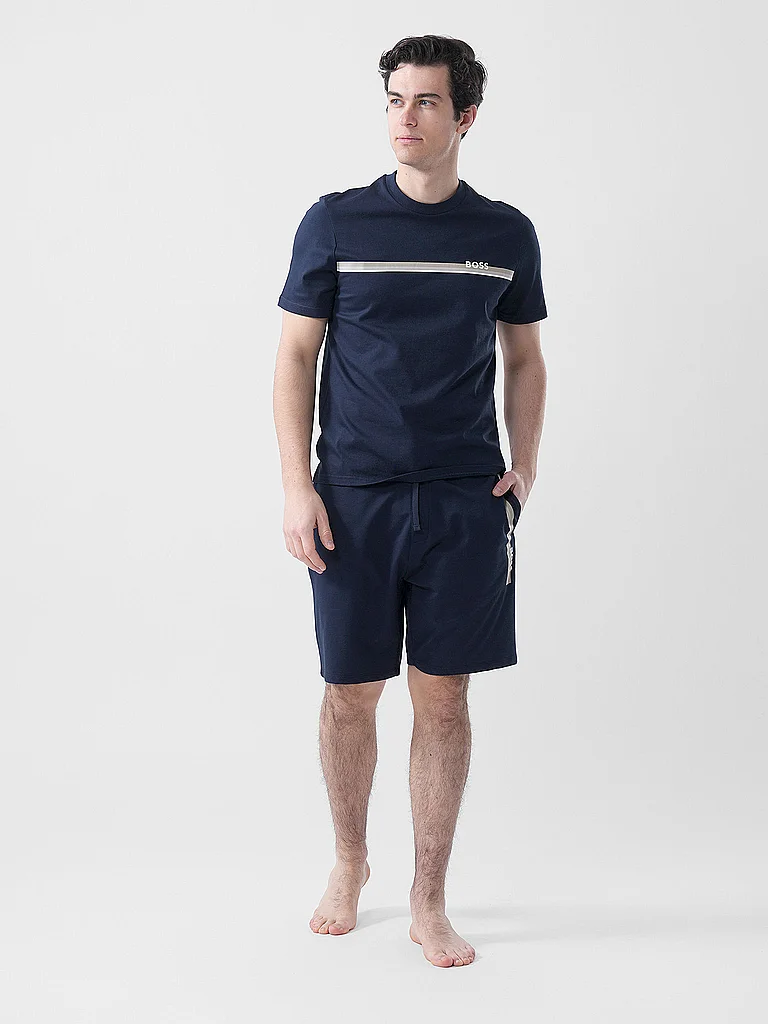 Boss Mix&Match 10259900 T-Shirt Open Blue S 2