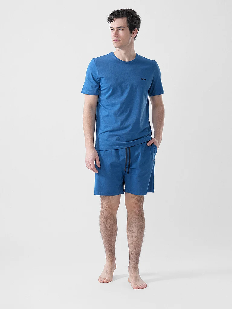 Boss Mix&Match 10259900 T-Shirt Open Blue S 4