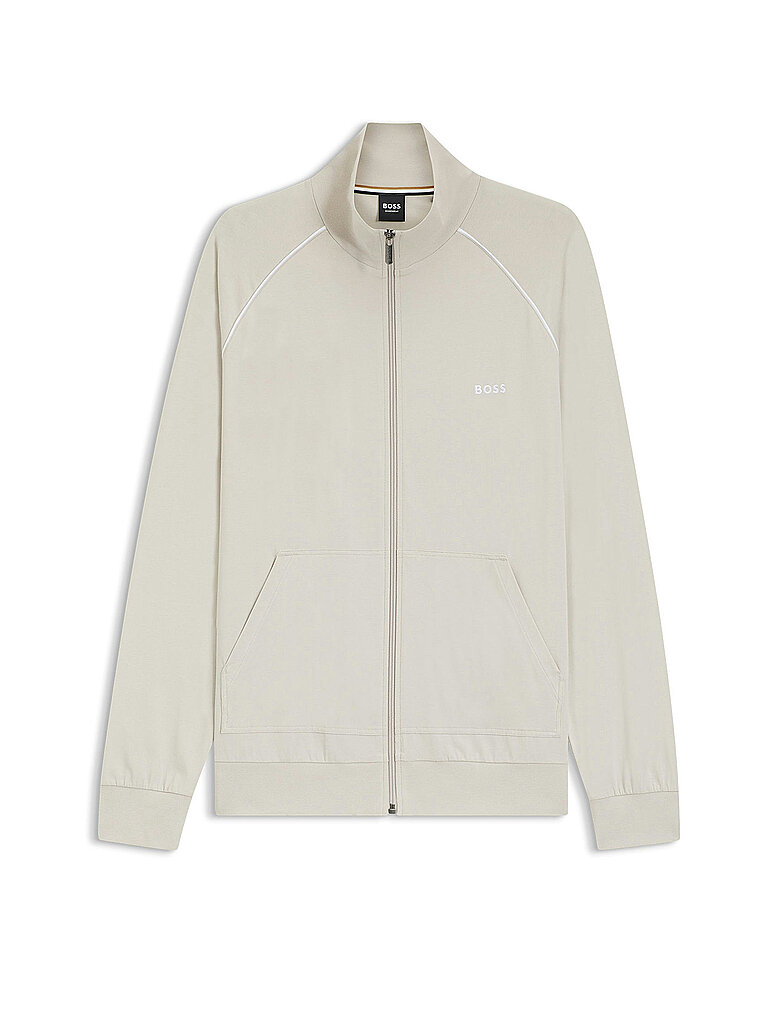 BOSS Loungewear Sweater hellgrau