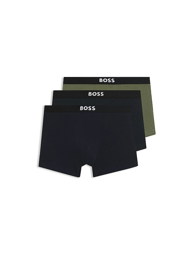 Boxershorts 3P ONE 3er Pkg. blau XXL herren