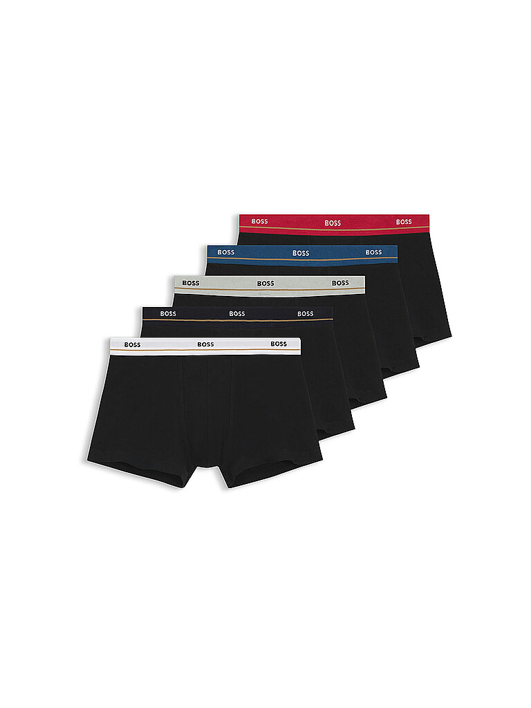 BOSS Boxershorts 5er Pkg. open miscellaneous schwarz | S