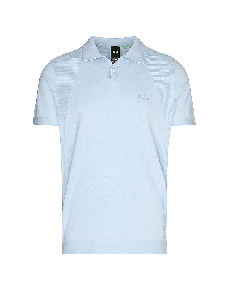 BOSS Poloshirt KN_MOMENTUM-LITE hellblau | XXXL