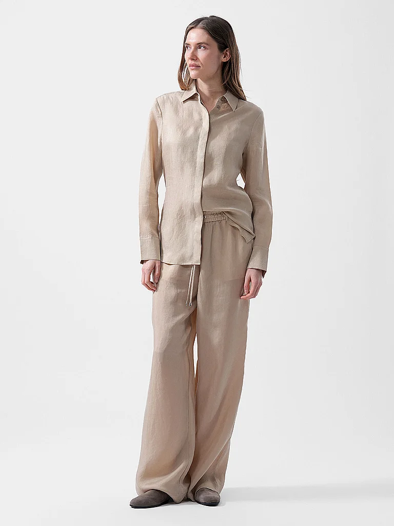 Boss Beruta2 Women's Blouse Light Beige 40 2