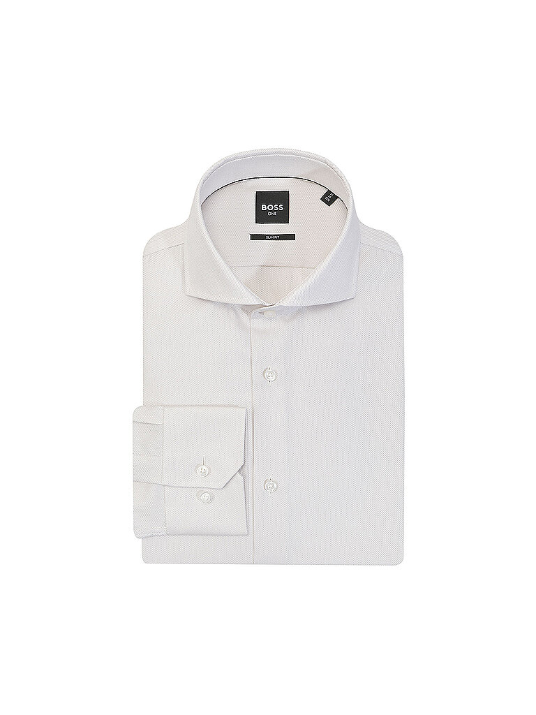 Hemd Slim Fit beige 40 herren