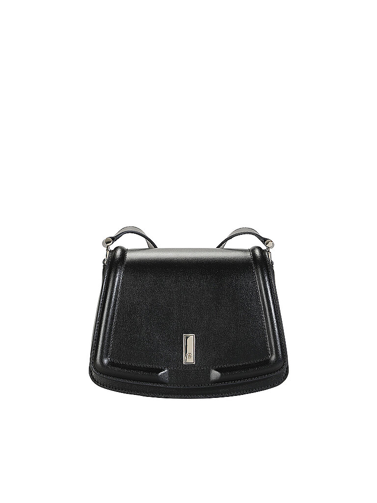 Ledertasche - Mini Bag ARIELL SADDLE N: schwarz damen