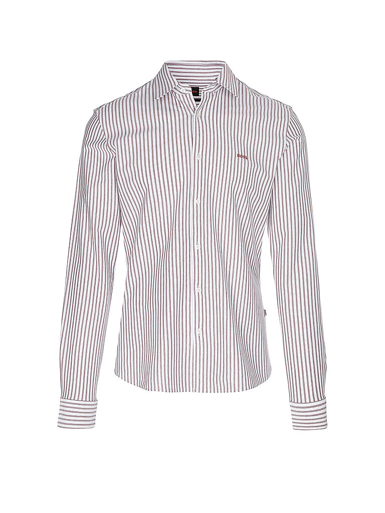 BOSS Hemd Slim Fit MYSOFT_2_M rot | S