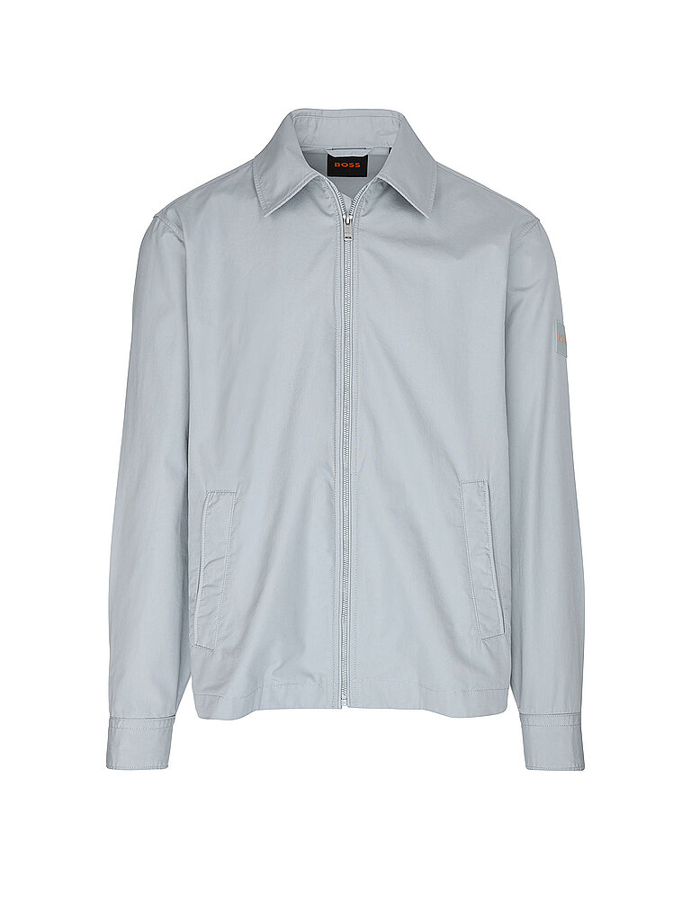 BOSS Overshirt hellblau | S