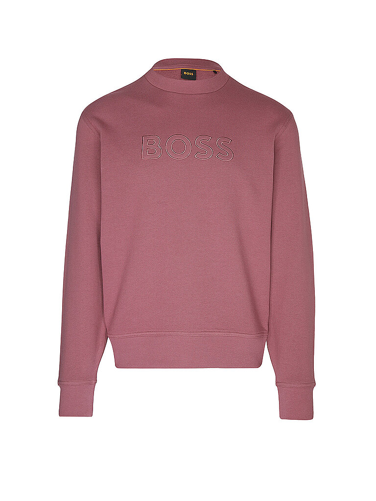 BOSS Sweater WE_LOGO rot | S