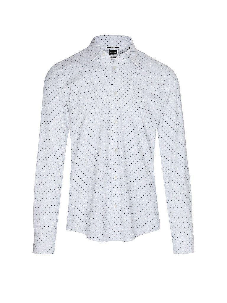 BOSS Hemd Slim Fit ROAN weiss | M