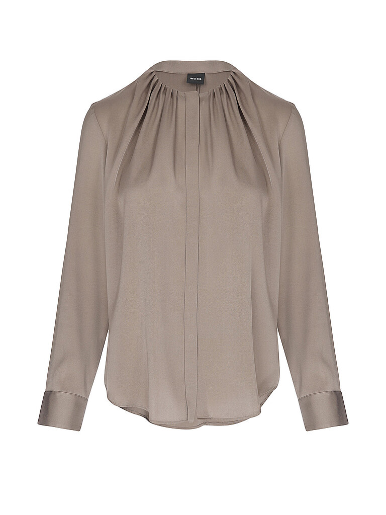 BOSS Seidenbluse BANORAH braun | 38