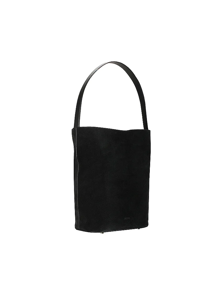 BOSS Borsa in pelle - Bucket Bag nero