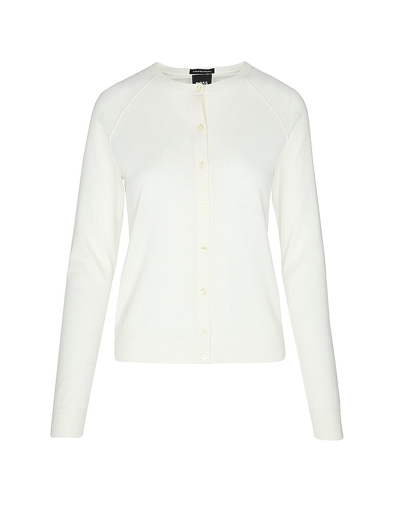 Cardigan FONAMI creme S damen