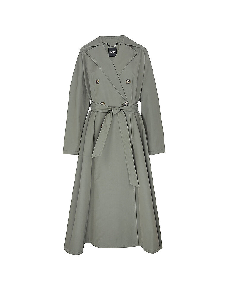 BOSS Trenchcoat CALILI dunkelgrün | 36