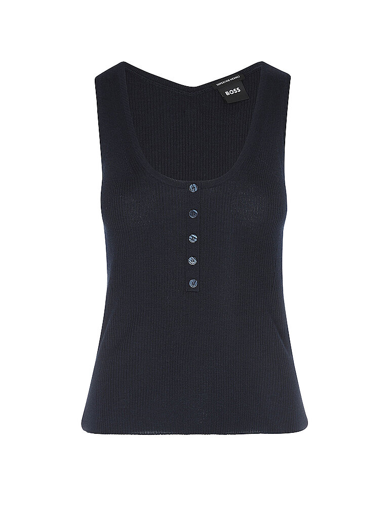 BOSS Top FAFFLESIA  blau | M