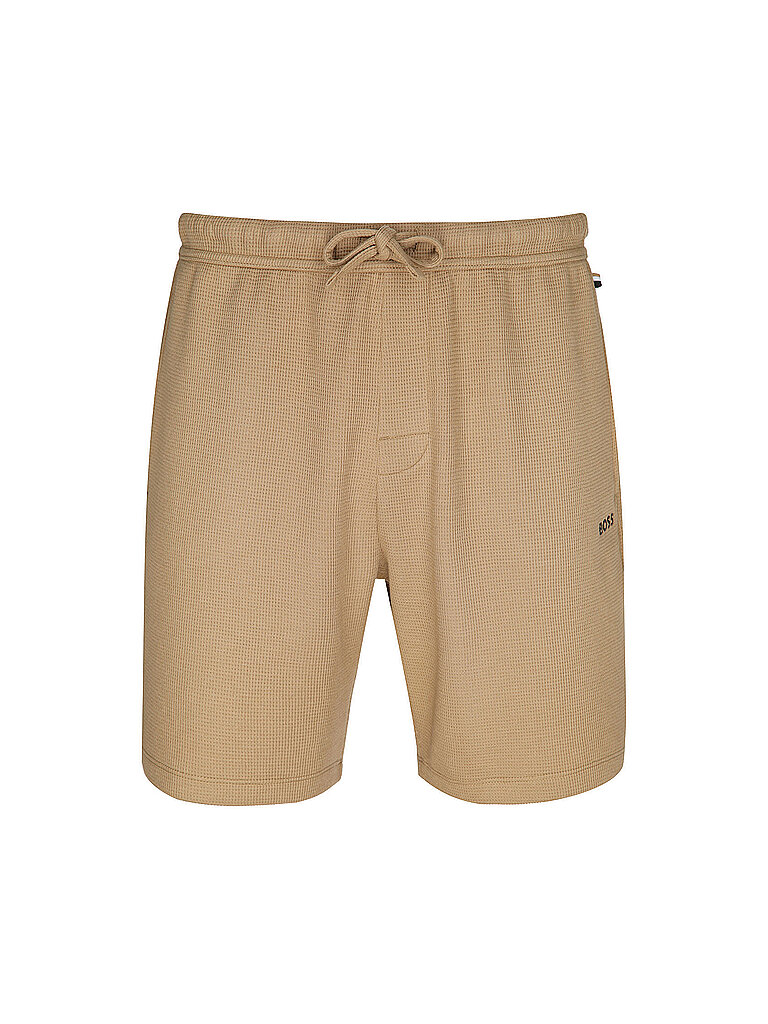 BOSS Pyjamahose - Shorts camel | XXL
