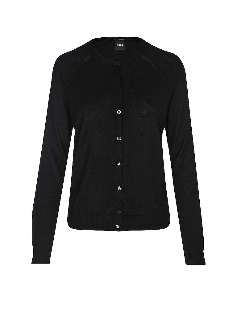 BOSS Strickjacke FONAMI schwarz