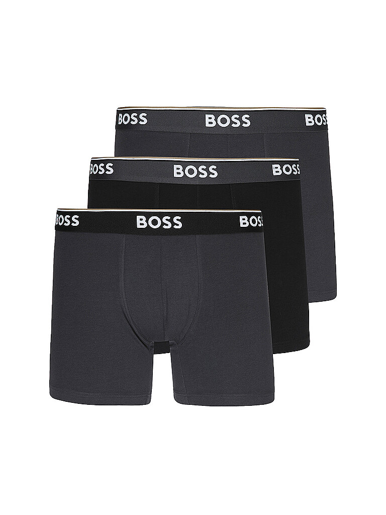 BOSS Pants BOXERBR 3P POWER 3er Pkg open miscellaneous schwarz | S