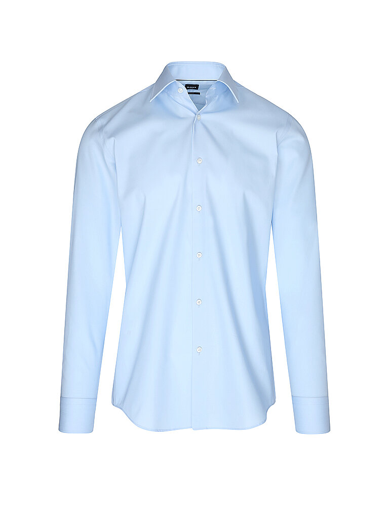 BOSS Hemd Slim Fit H-HANK hellblau | 42