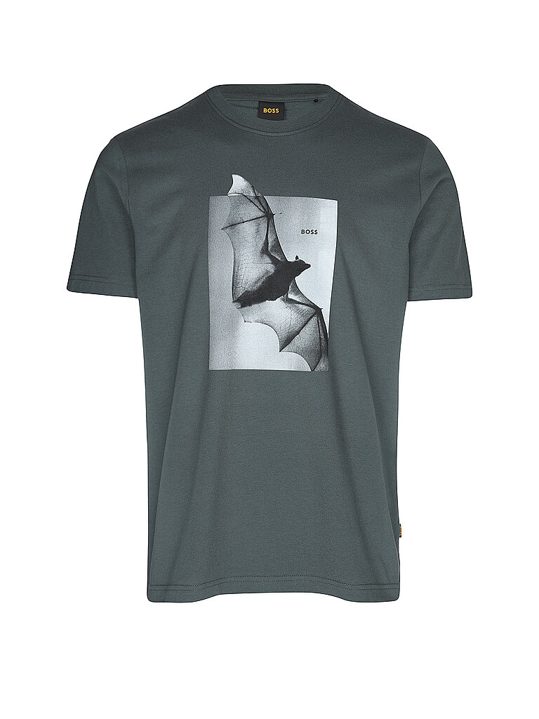BOSS T-Shirt TE_BEING dunkelgrün | S