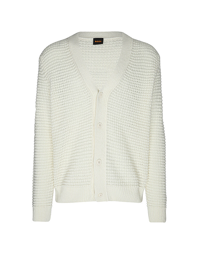 BOSS Cardigan KORSICO creme | S