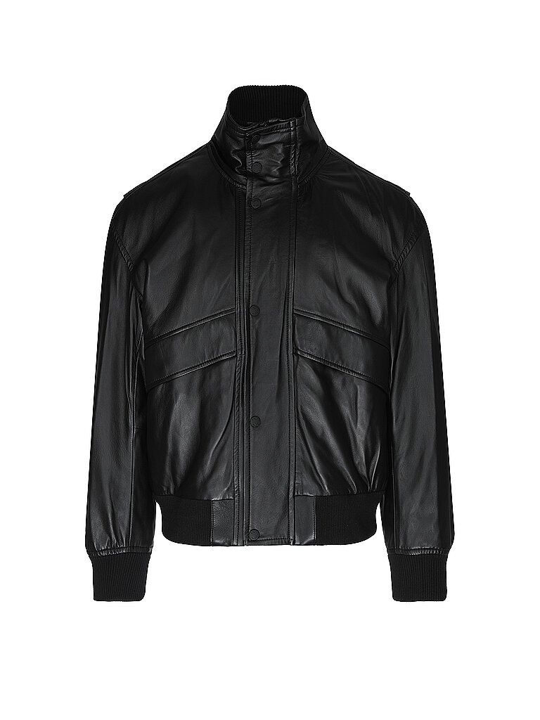 BOSS Lederjacke JOLIGHTS schwarz | 46