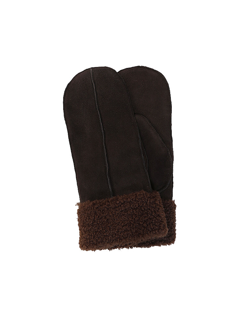 BOSS Lederhandschuhe YOSIE-SU-TE braun | S