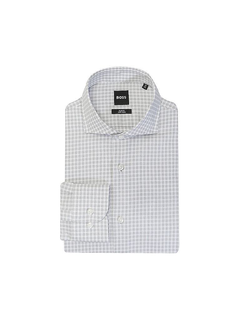 BOSS Hemd Slim Fit HANK  dunkelgrün | 38