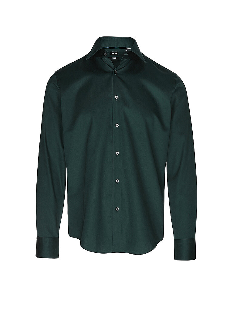 BOSS Hemd Regular Fit JOE dunkelgrün | 40